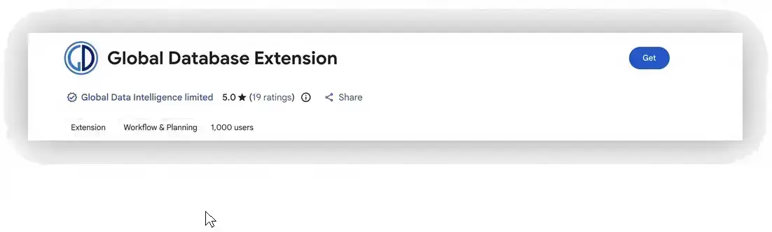 The Get button on the store listing